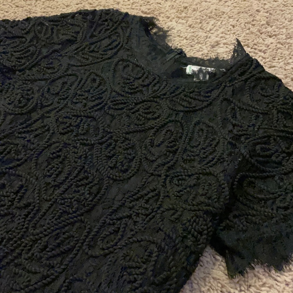 Black shift dress